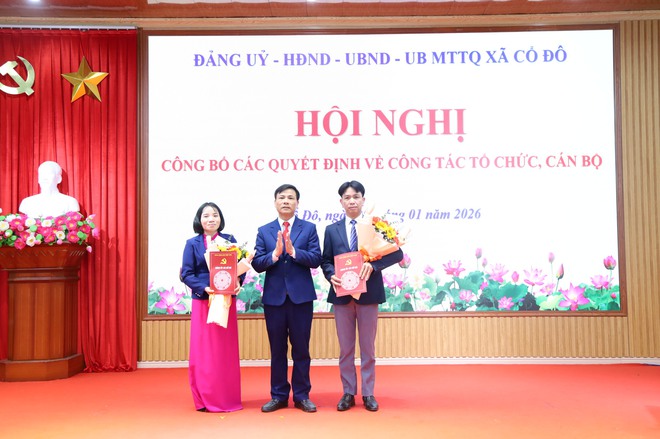 XÃ CỔ ĐÔ TỔ CHỨC LỄ CHÀO CỜ ĐẦU TUẦN THÁNG 01/2026, CÔNG BỐ CÁC QUYẾT ĐỊNH VỀ CÔNG TÁC CÁN BỘ VÀ TRIỂN KHAI NHIỆM VỤ TRỌNG TÂM- Ảnh 6.