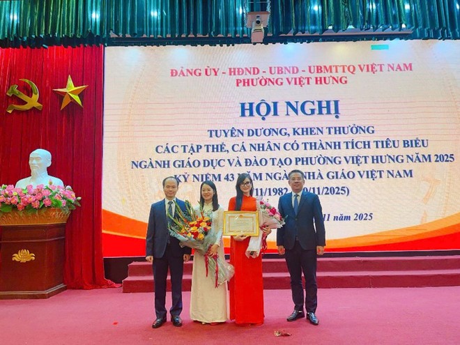 Cô giáo Nguyễn Thị Hương Trang - Bông hoa rực rỡ trong Vườn hoa đẹp của Trường MN Đô thị Việt Hưng- Ảnh 7.
