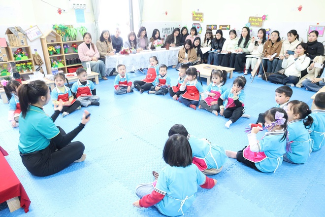 Trường Mầm non Hòa Chính tổ chức chương trình kiến tập chuyên đề “Phát triển giáo dục nhà trường”,- Ảnh 5.