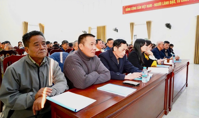 Hội nghị triển khai công tác giải phóng mặt bằng xây dựng khu đô thị thể thao Olympic trên địa bàn xã Hồng Vân - Ảnh 4.