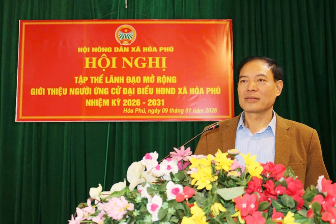 Hội nông dân Xã Hòa Phú tổ chức hội nghị Ban chấp hành mở rộng 

- Ảnh 1.