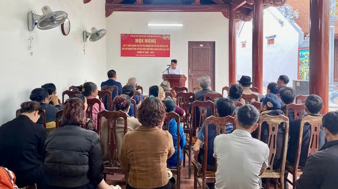 Xã Hồng Vân hoàn thành lấy ý kiến cử tri nơi cư trú đối với người ứng cử đại biểu HĐND các cấp nhiệm kỳ 2026 - 2031.- Ảnh 1.