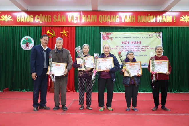 Thôn Phụ Chính, xã Hòa Phú trang trọng tổ chức hội nghị mừng thọ các cụ cao niên năm 2026- Ảnh 5.