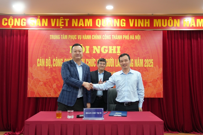 Trung tâm Phục vụ hành chính công Thành phố tổ chức Hội nghị cán bộ, công chức, viên chức và người lao động năm 2026- Ảnh 4.