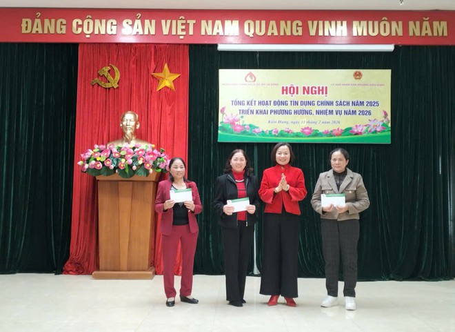 Phường Kiến Hưng tổng kết hoạt động tín dụng chính sách năm 2025- Ảnh 7.