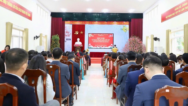 Xã Hồng Vân tổ chức hội nghị cán bộ, công chức, viên chức, người lao động khối cơ quan xã nhân dịp Tết Nguyên đán Bính Ngọ 2026- Ảnh 3.