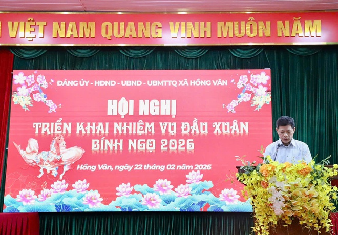 Xã Hồng Vân đã tổ chức hội nghị triển khai nhiệm vụ đầu xuân Bính Ngọ 2026- Ảnh 7.