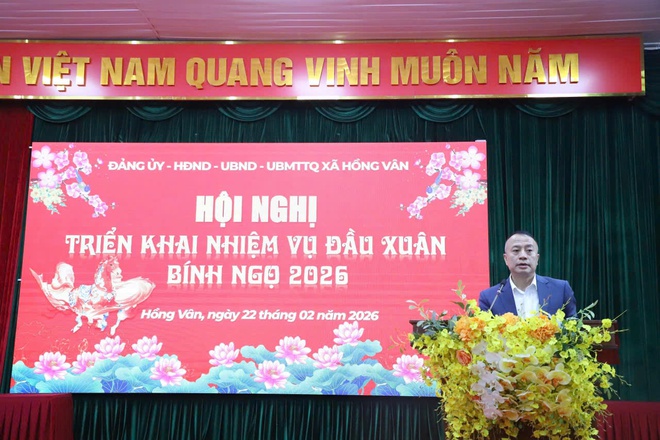 Xã Hồng Vân đã tổ chức hội nghị triển khai nhiệm vụ đầu xuân Bính Ngọ 2026- Ảnh 9.