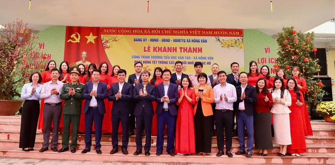 Xã Hồng Vân tổ chức lễ khánh thành công trình Trường Tiểu học Vân Tảo và phát động “Tết trồng cây đời đời nhớ ơn Bác Hồ” Xuân Bính Ngọ 2026- Ảnh 8.