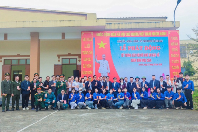 Xã Yên Bài tổ chức lễ phát động " Tết trồng cây đời đời nhớ ơn Bác Hồ" xuân Bính Ngọ năm 2026- Ảnh 3.