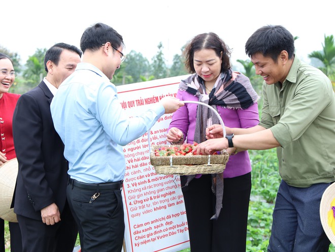 ĐOÀN LÃNH ĐẠO XÃ CỔ ĐÔ THAM QUAN MỘT SỐ MÔ HÌNH SẢN XUẤT NÔNG NGHIỆP TRÊN ĐỊA BÀN- Ảnh 1.