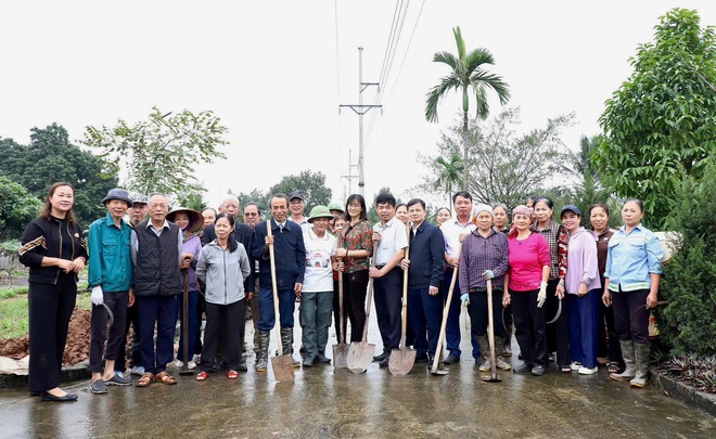 Thôn Duyên Trường hưởng ứng “Tết trồng cây đời đời nhớ ơn Bác Hồ” - Ảnh 5.