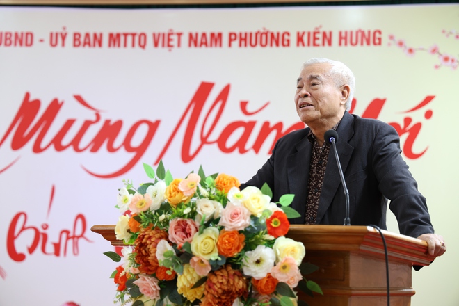 Đảng ủy - HĐND - UBND - Ủy ban MTTQ Việt Nam phường Kiến Hưng tổ chức gặp mặt các đồng chí nguyên lãnh đạo Thành phố, quận Hà Đông trên địa bàn phường, nguyên lãnh đạo phường Kiến Hưng và phường Phú La (cũ) qua các thời kỳ- Ảnh 2.