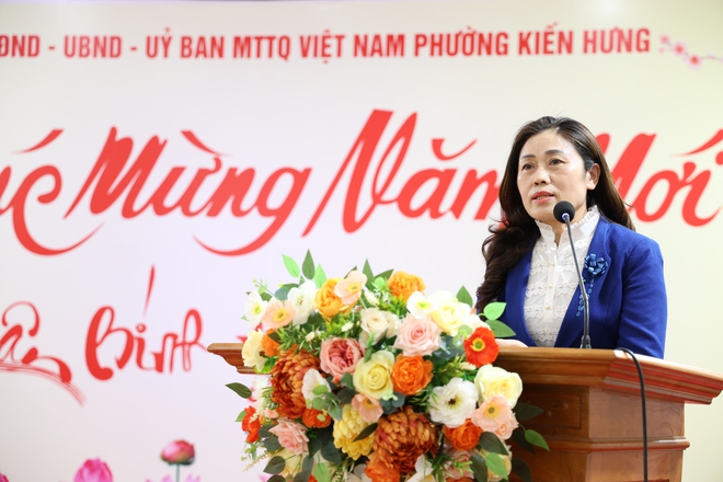 Đảng ủy - HĐND - UBND - Ủy ban MTTQ Việt Nam phường Kiến Hưng tổ chức gặp mặt các đồng chí nguyên lãnh đạo Thành phố, quận Hà Đông trên địa bàn phường, nguyên lãnh đạo phường Kiến Hưng và phường Phú La (cũ) qua các thời kỳ- Ảnh 4.