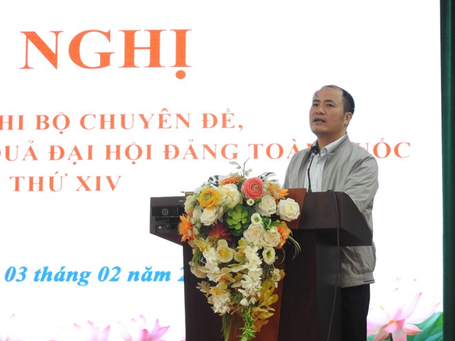ĐẢNG BỘ CÁC CƠ QUAN ĐẢNG XÃ TRUNG GIÃ TỔ CHỨC SINH HOẠT CHUYÊN ĐỀ TÌM HIỂU NỘI DUNG CỐT LÕI TRONG CÁC VĂN KIỆN ĐẠI HỘI XIV CỦA ĐẢNG- Ảnh 6.