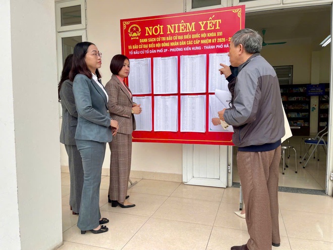 Giám sát việc chấp hành các quy định của pháp luật trong công tác bầu cử đại biểu Quốc hội khóa XVI và đại biểu Hội đồng nhân dân các cấp nhiệm kỳ 2026 - 2031 trên địa bàn phường Kiến Hưng- Ảnh 11.