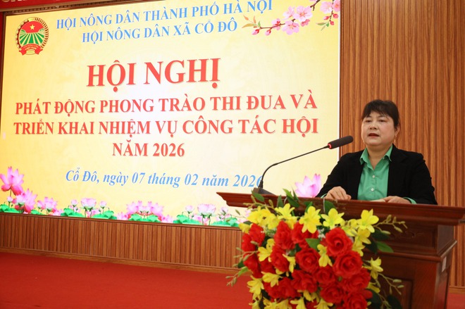 HỘI NÔNG DÂN XÃ CỔ ĐÔ TỔ CHỨC PHÁT ĐỘNG PHONG TRÀO THI ĐUA NĂM 2026- Ảnh 3.
