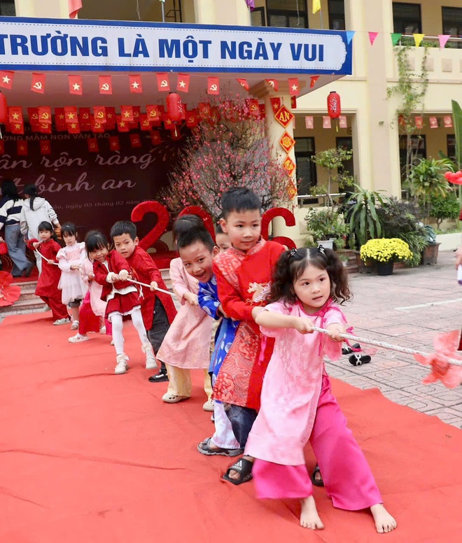 Chương trình “Xuân rộn ràng- Tết Bình an” Trường mầm non Vân Tảo- Ảnh 4.