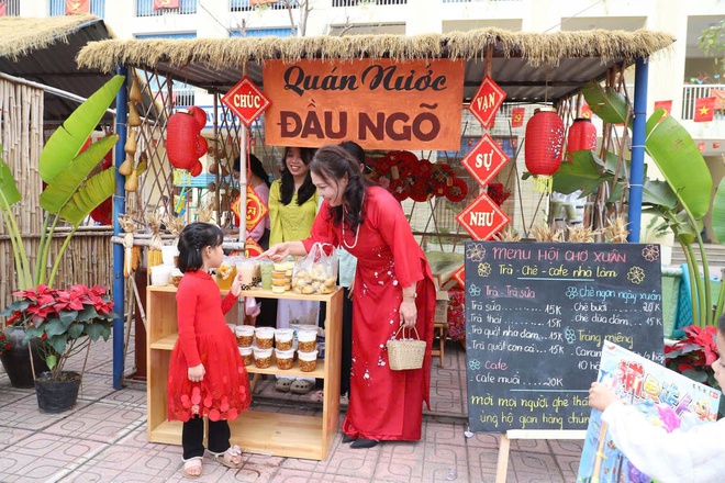 Chương trình “Xuân rộn ràng- Tết Bình an” Trường mầm non Vân Tảo- Ảnh 13.