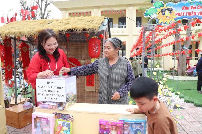 Chương trình “Xuân rộn ràng- Tết Bình an” Trường mầm non Vân Tảo- Ảnh 19.