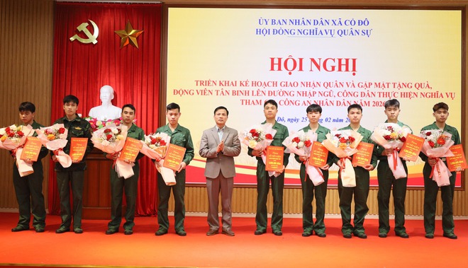 HỘI ĐỒNG NGHĨA VỤ QUÂN SỰ XÃ CỔ ĐÔ TRIỂN KHAI CÔNG TÁC LỄ GIAO, NHẬN QUÂN NĂM 2026- Ảnh 3.