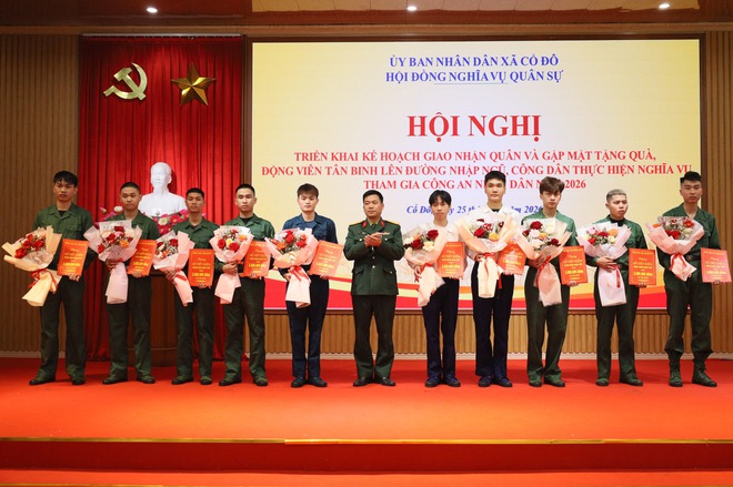 HỘI ĐỒNG NGHĨA VỤ QUÂN SỰ XÃ CỔ ĐÔ TRIỂN KHAI CÔNG TÁC LỄ GIAO, NHẬN QUÂN NĂM 2026- Ảnh 4.
