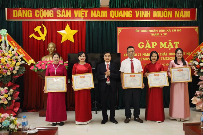 TRẠM Y TẾ XÃ CỔ ĐÔ TỔ CHỨC GẶP MẶT KỶ NIỆM 71 NĂM NGÀY THẦY THUỐC VIỆT NAM (27/02/1955 – 27/02/2026)- Ảnh 6.