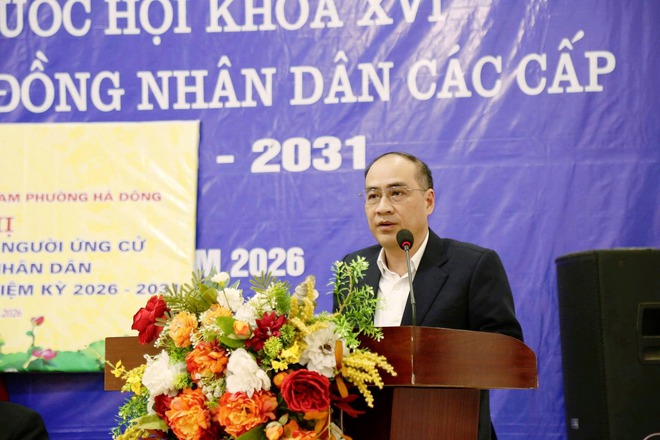 các ứng cử viên đơn vị bầu cử số 3 HĐND phường Hà Đông đã hoàn thành tiếp xúc cử tri vận động bầu cử- Ảnh 2.