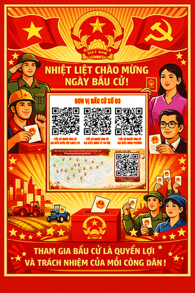 Đa dạng nội dung tuyên truyền, lan tỏa sâu rộng ý nghĩa và tầm quan trọng của ngày bầu cử- Ảnh 6.