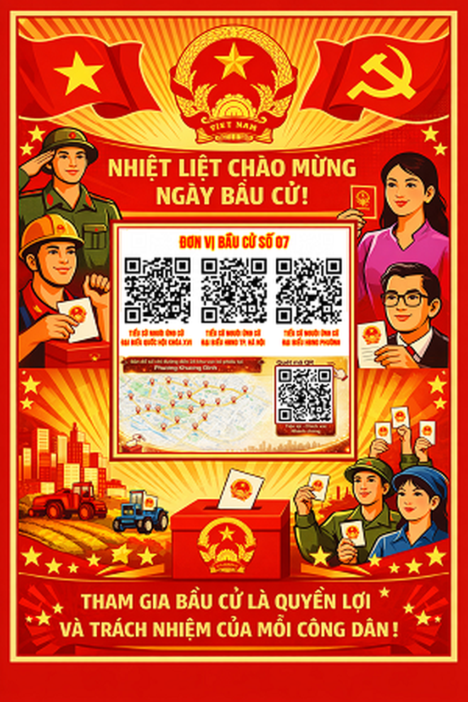 Đa dạng nội dung tuyên truyền, lan tỏa sâu rộng ý nghĩa và tầm quan trọng của ngày bầu cử- Ảnh 9.