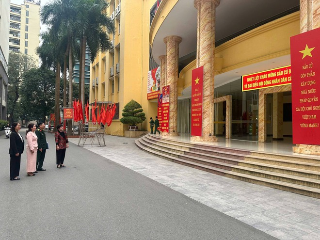 Các đơn vị lực lượng vũ trang trên địa bàn phường Hà Đông sẵn sàng cho ngày bầu cử- Ảnh 5.