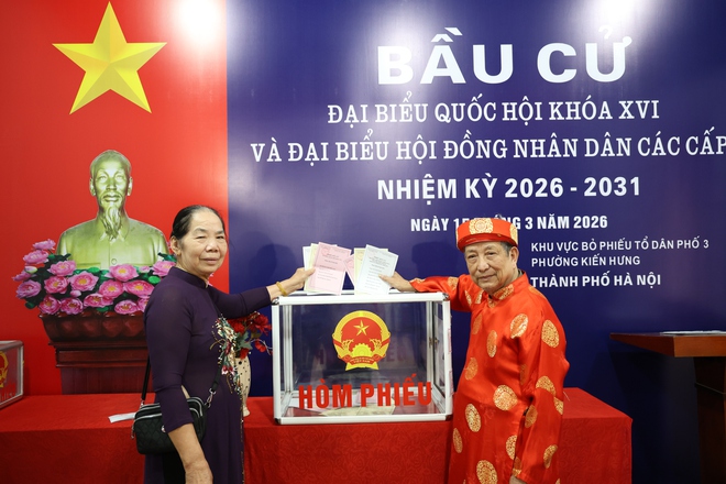 36 khu vực bỏ phiếu trên địa bàn phường Kiến đồng loạt khai mạc bầu cử Quốc hội khóa XVI và HĐND các cấp nhiệm kỳ 2026- 2031- Ảnh 10.