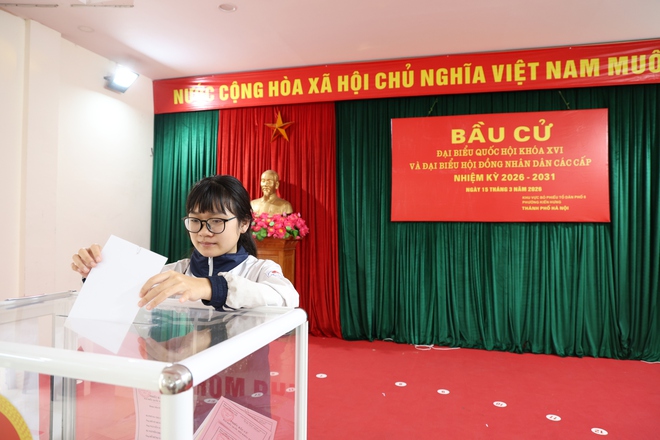 36 khu vực bỏ phiếu trên địa bàn phường Kiến đồng loạt khai mạc bầu cử Quốc hội khóa XVI và HĐND các cấp nhiệm kỳ 2026- 2031- Ảnh 11.