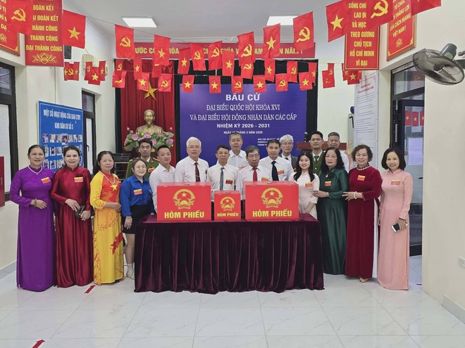 Khương Đình: Rộn ràng không khí bầu cử trong Ngày hội non sông- Ảnh 4.