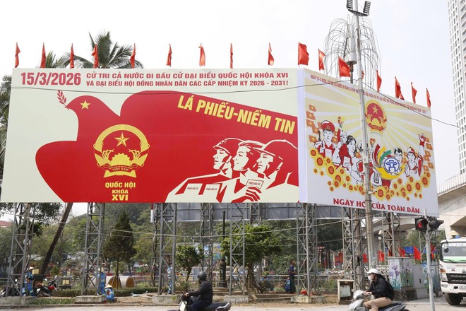 Hà Đông rực rỡ chào đón "Ngày hội non sông"- Ảnh 8.