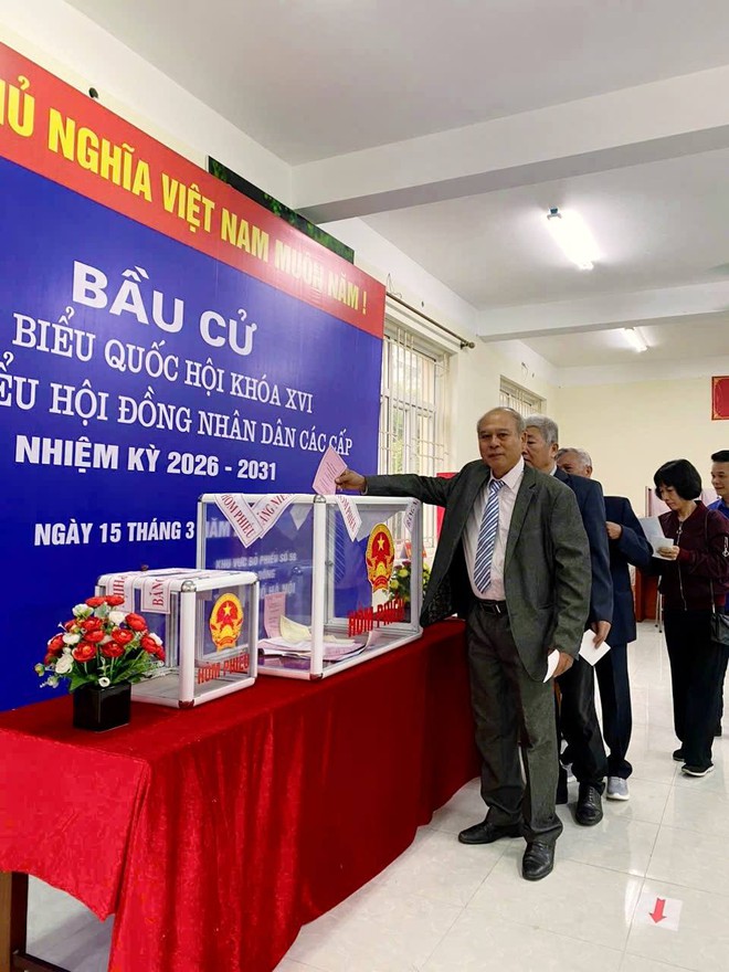 66 khu vực bỏ phiếu trên địa bàn phường Hà Đông đồng loạt khai mạc bầu cử Quốc hội khóa XVI và HĐND các cấp nhiệm kỳ 2026- 2031- Ảnh 15.