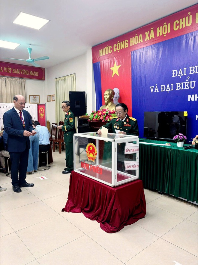 66 khu vực bỏ phiếu trên địa bàn phường Hà Đông đồng loạt khai mạc bầu cử Quốc hội khóa XVI và HĐND các cấp nhiệm kỳ 2026- 2031- Ảnh 17.