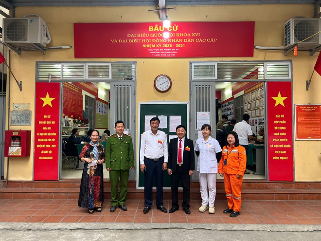 Khương Đình: Rộn ràng không khí bầu cử trong Ngày hội non sông- Ảnh 8.