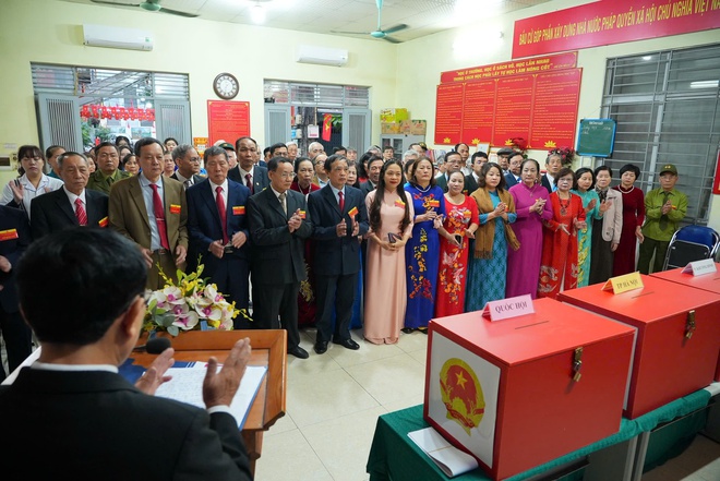 Khương Đình: Rộn ràng không khí bầu cử trong Ngày hội non sông- Ảnh 9.