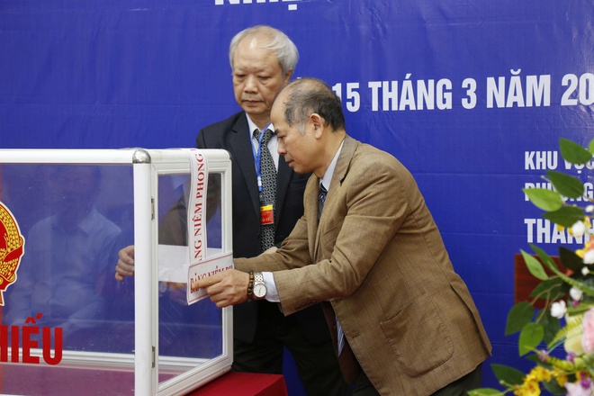 66 khu vực bỏ phiếu trên địa bàn phường Hà Đông đồng loạt khai mạc bầu cử Quốc hội khóa XVI và HĐND các cấp nhiệm kỳ 2026- 2031- Ảnh 10.