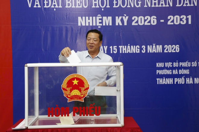 66 khu vực bỏ phiếu trên địa bàn phường Hà Đông đồng loạt khai mạc bầu cử Quốc hội khóa XVI và HĐND các cấp nhiệm kỳ 2026- 2031- Ảnh 11.