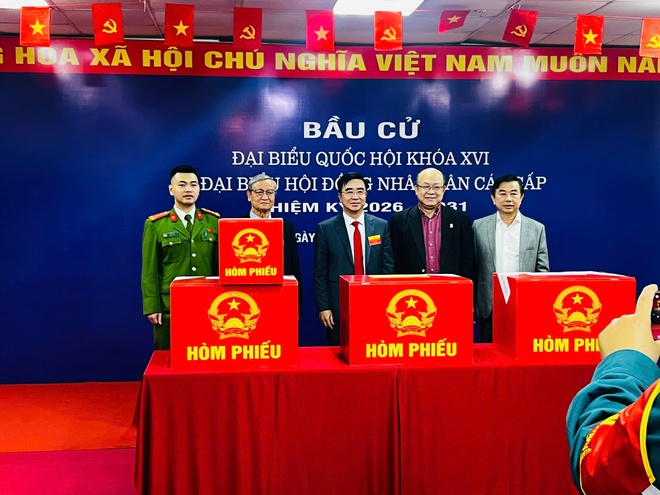 Khương Đình: Rộn ràng không khí bầu cử trong Ngày hội non sông- Ảnh 11.