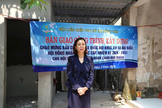 Bàn giao công trình chào mừng bầu cử đại biểu Quốc hội và HĐND các cấp- Ảnh 2.