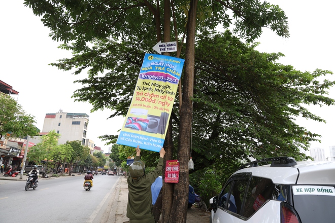 Phường Kiến Hưng tổ chức ra quân chống tái lấn chiếm lòng đường, vỉa hè đảm bảo trật tự đô thị- Ảnh 2.