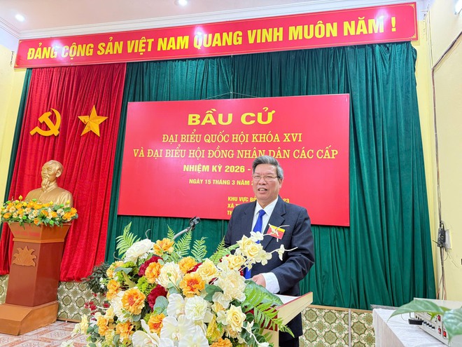 Cử tri xã Trung Giã nô nức tham gia Ngày hội nôn sông - ngày bầu cử đại biểu Quốc hội khóa XVI và đại biểu HĐND các cấp nhiệm kỳ 2026-2031- Ảnh 8.