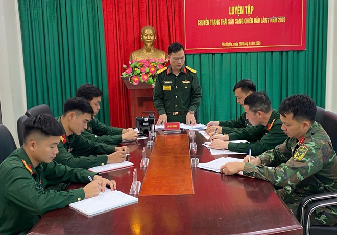 Ban chỉ huy quân sự xã Phú Nghĩa tổ chức luyện tập chuyển trạng thái sẵn sàng chiến đấu năm 2026- Ảnh 8.