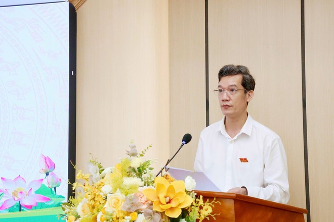 HĐND phường Hà Đông tổ chức Kỳ họp thứ 6, thông qua nhiều nghị quyết quan trọng- Ảnh 5.