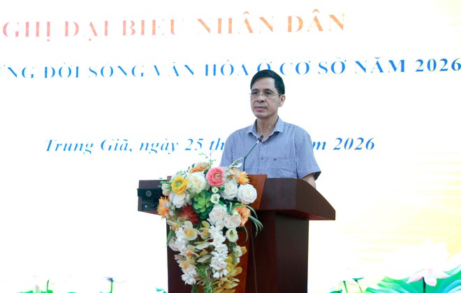 ỦY BAN NHÂN DÂN - ỦY BAN MTTQ VIỆT NAM XÃ TRUNG GIÃ TỔ CHỨC HỘI NGHỊ ĐẠI BIỂU NHÂN DÂN BÀN VIỆC XÂY DỰNG ĐỜI SỐNG VĂN HÓA Ở CƠ SỞ NĂM 2026- Ảnh 4.