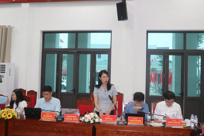 Đoàn kiểm tra số 08 của Thành uỷ Hà Nội làm việc với Đảng uỷ xã Bình Minh- Ảnh 2.