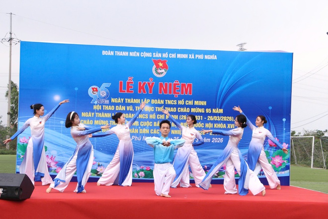 Phú Nghĩa: Sôi nổi Lễ kỷ niệm 95 năm ngày thành lập Đoàn TNCS Hồ Chí Minh- Ảnh 5.